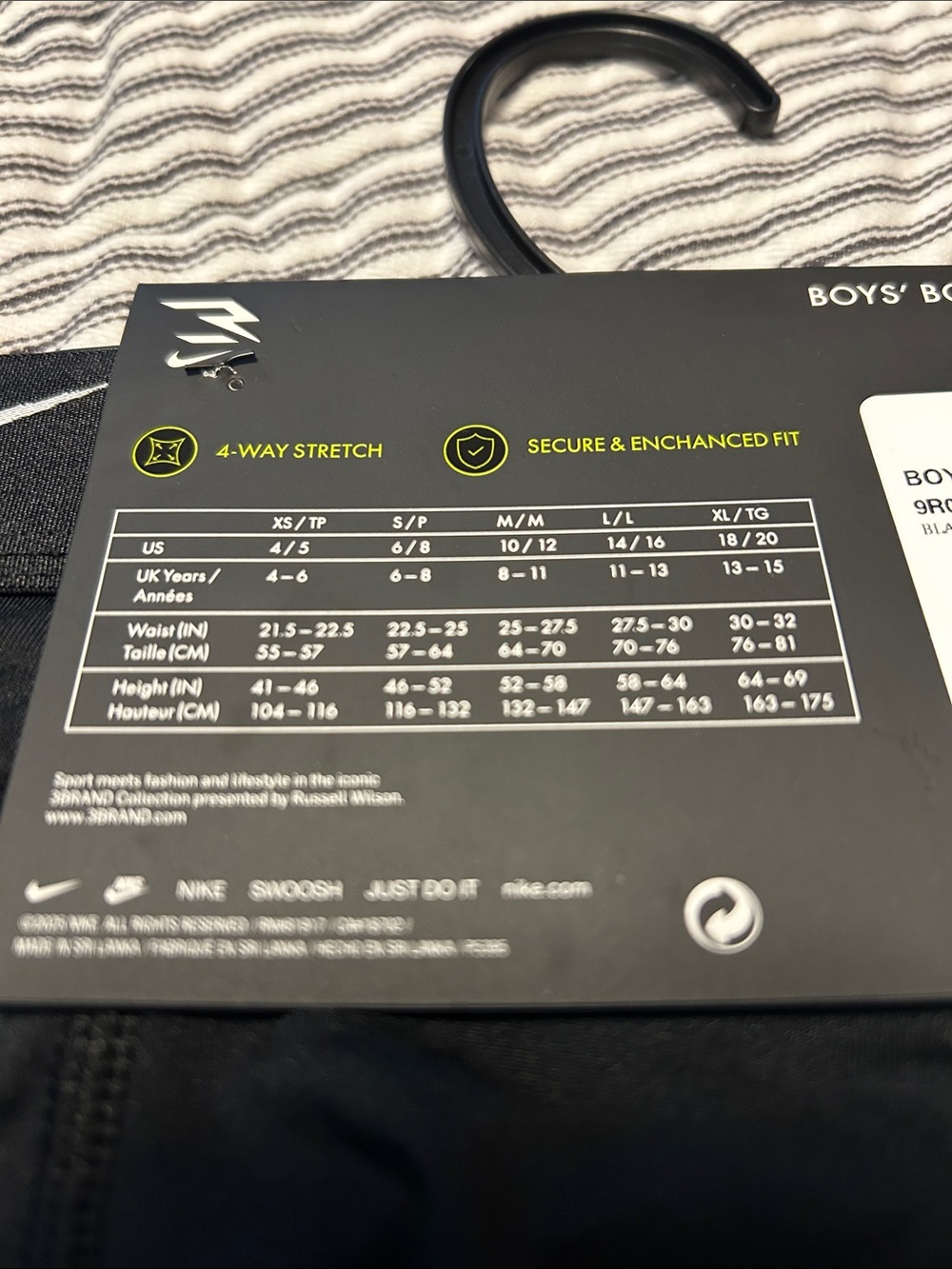 Nike Black Boxer Briefs with Gold Branded Waistband - Picture 5 of 6